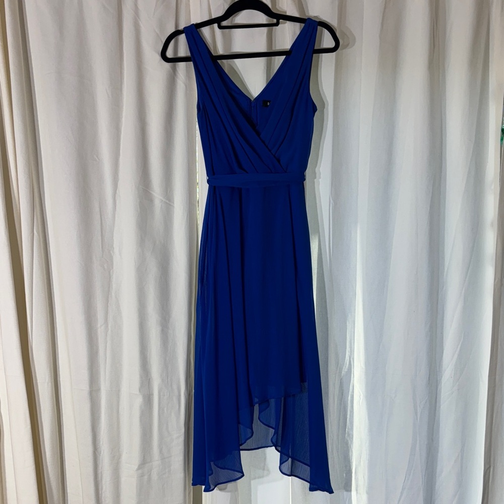 DKNY Royal Blue High Low Dress